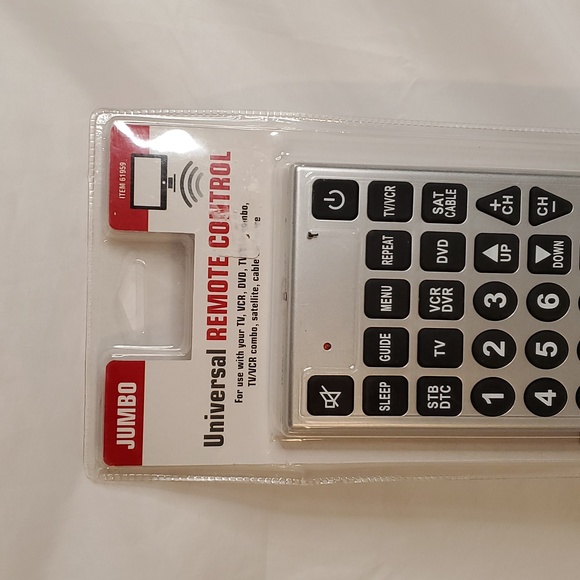 Harbor Freight Vintage Jumbo Universal Remote Control #61959 TV VCR DVD - Picture 2 of 5